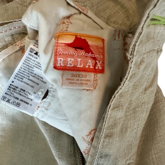 Tommy Bahama Linen Pants 30x32 Beige - Picture 6 of 10